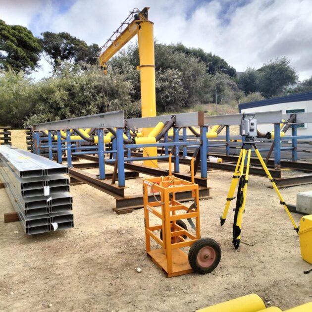 Christmas Creek preassembly of conveyor